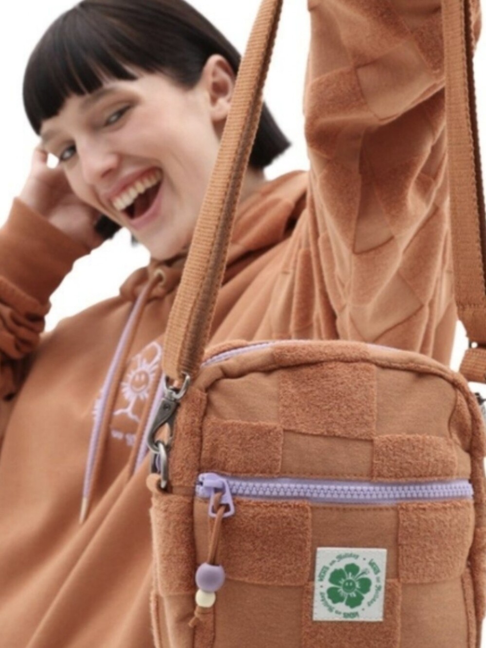 Vans X EM Terry Checkered Mini Crossbody Bag